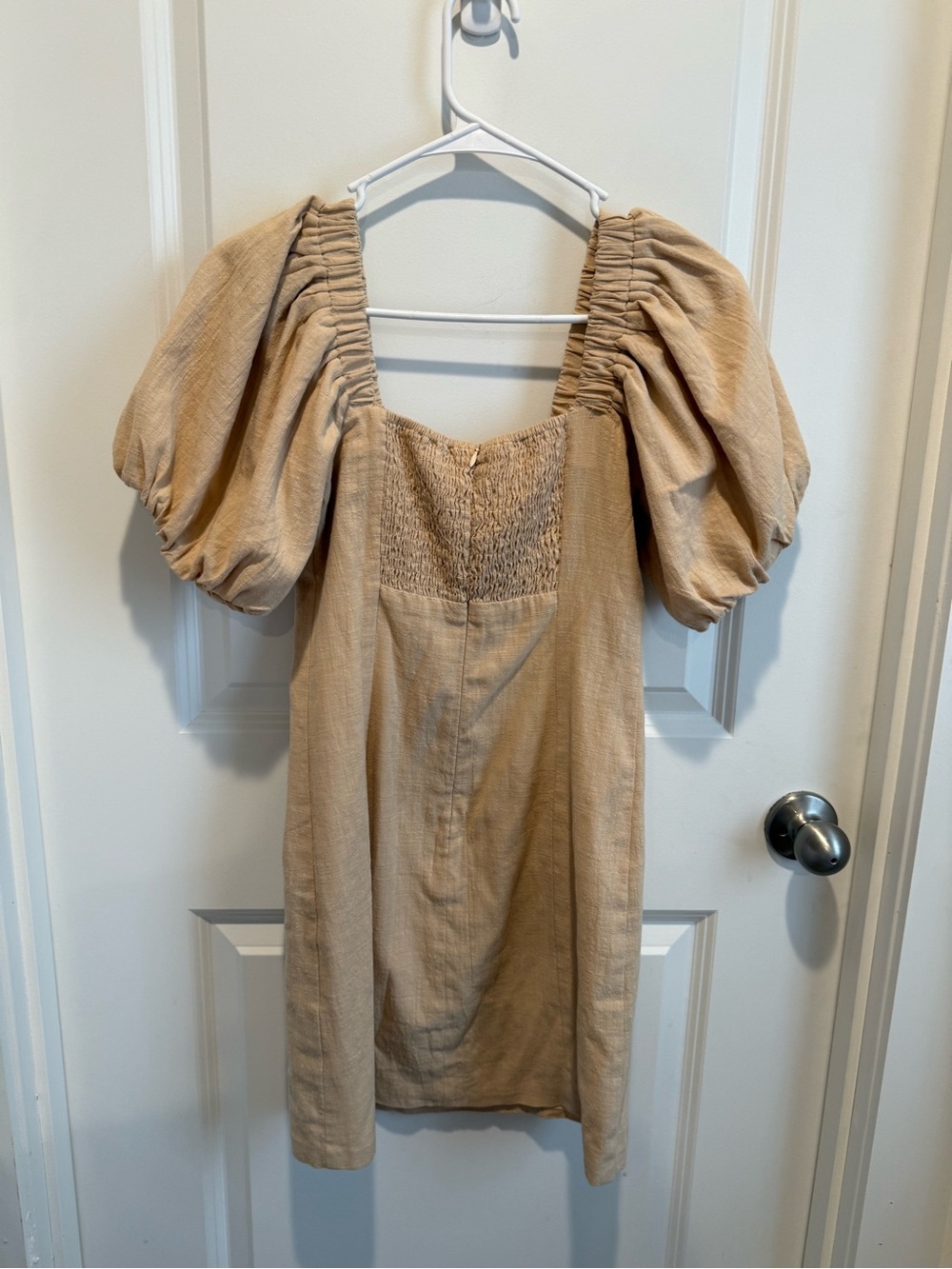 SNDYS Revolve Tuscany Linen Dress in Oat Size XS - Picture 4 of 6